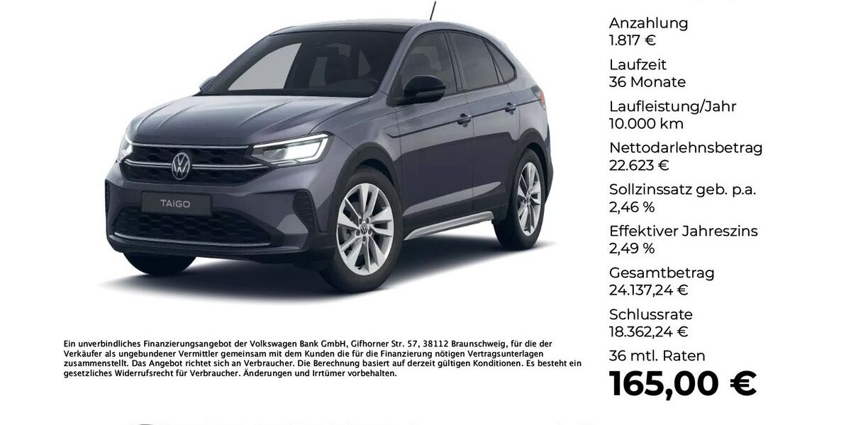 VW Taigo 5.709 km 24.440 &euro; Vechta 49377