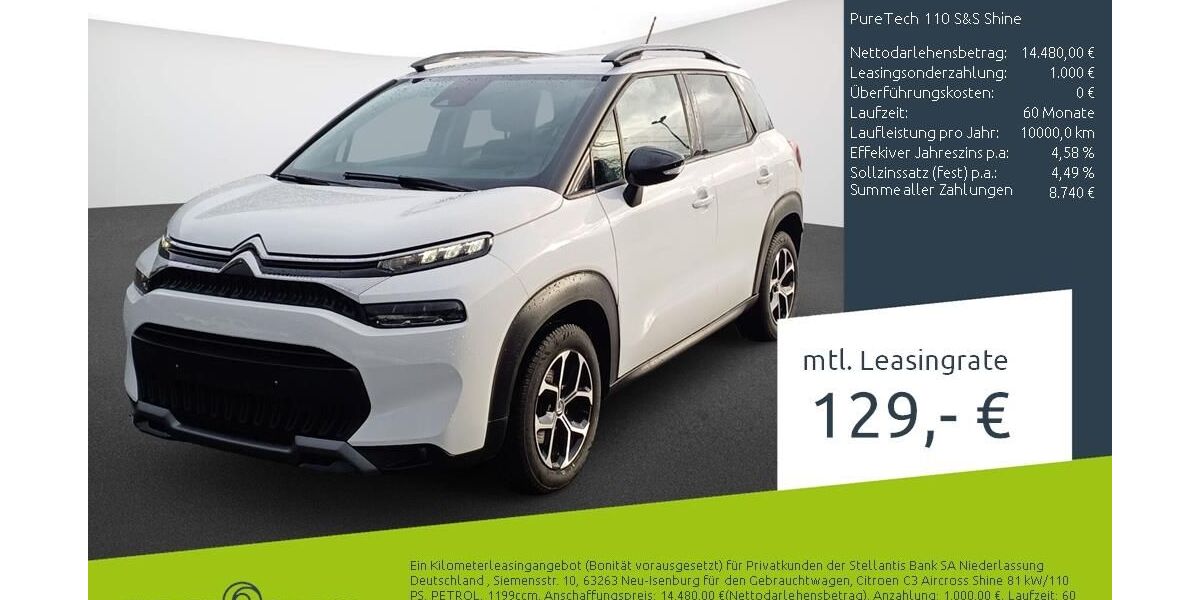 Citroen C3 Aircross 14.484 km 14.480 &euro; Borken 46325