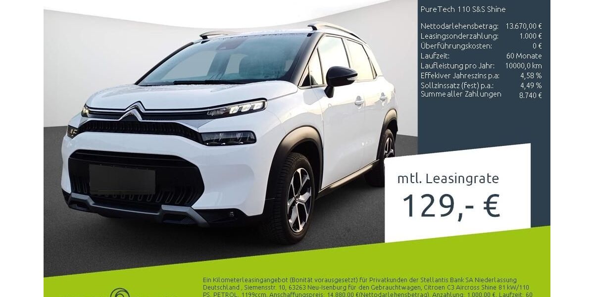 Citroen C3 Aircross 14.390 km 13.377 &euro; Borken 46325