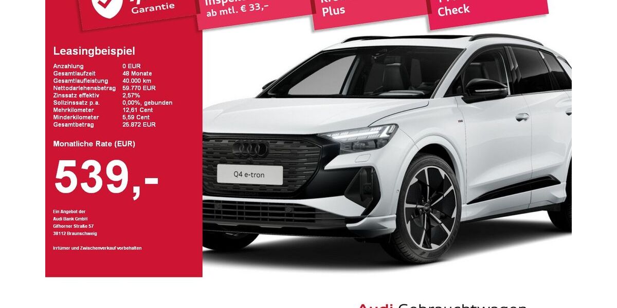 Audi Q4 e-tron 6.960 km 58.210 &euro; Plattling 94447