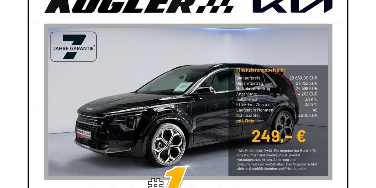 Kia Niro 21.814 km 27.860 &euro; Rosbach | Frankfurt Nord 61191
