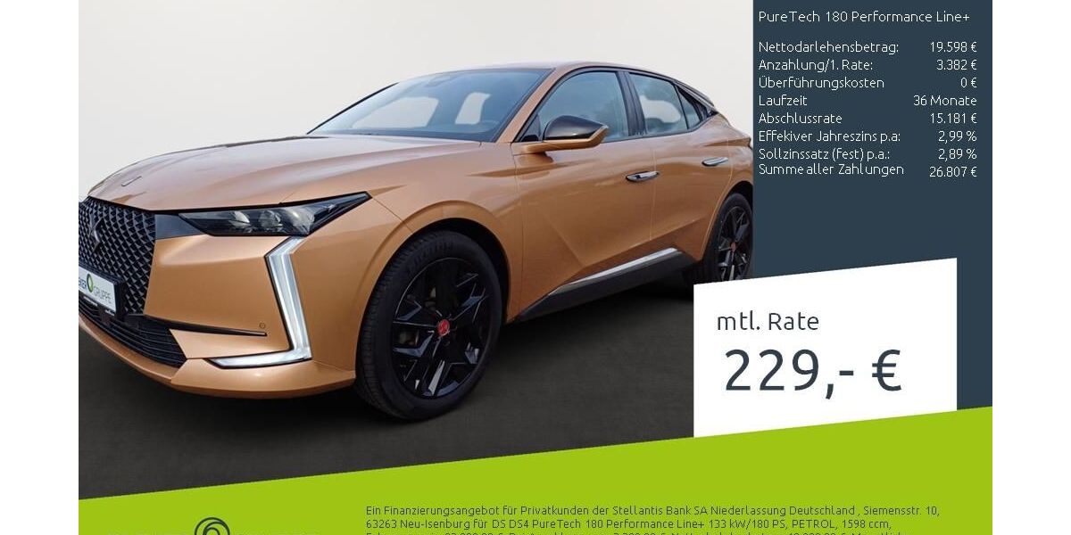 Citroen DS4 46.795 km 22.480 &euro; Dortmund 44263