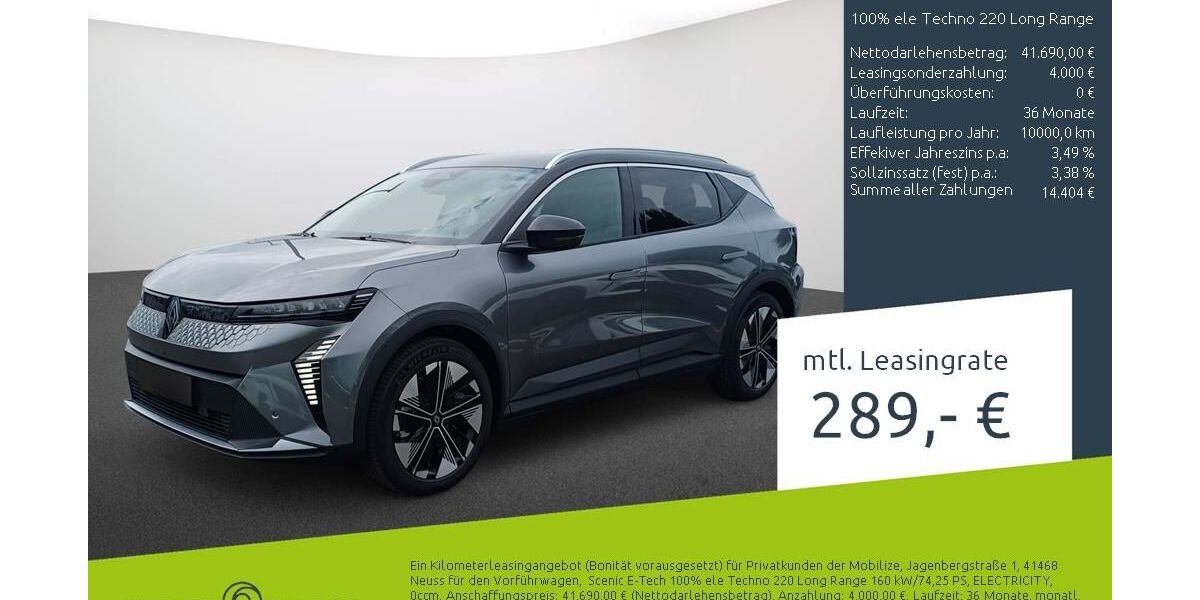 Renault Scenic 3.450 km 41.690 &euro; Münster - Amelsbüren 48163