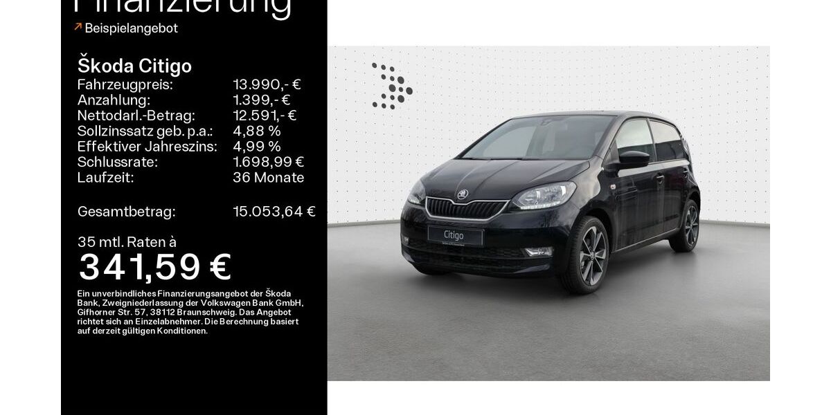 Skoda Citigo 18.390 km 13.990 &euro; Haßfurt 97437