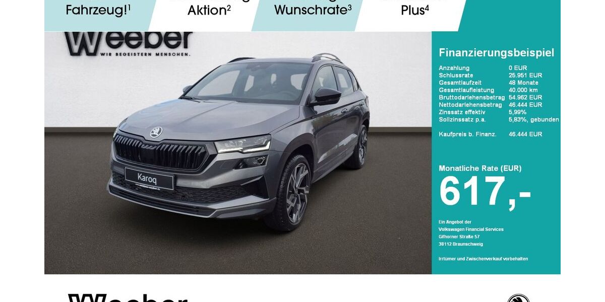 Skoda Karoq 8.000 km 46.111 &euro; Calw 75365