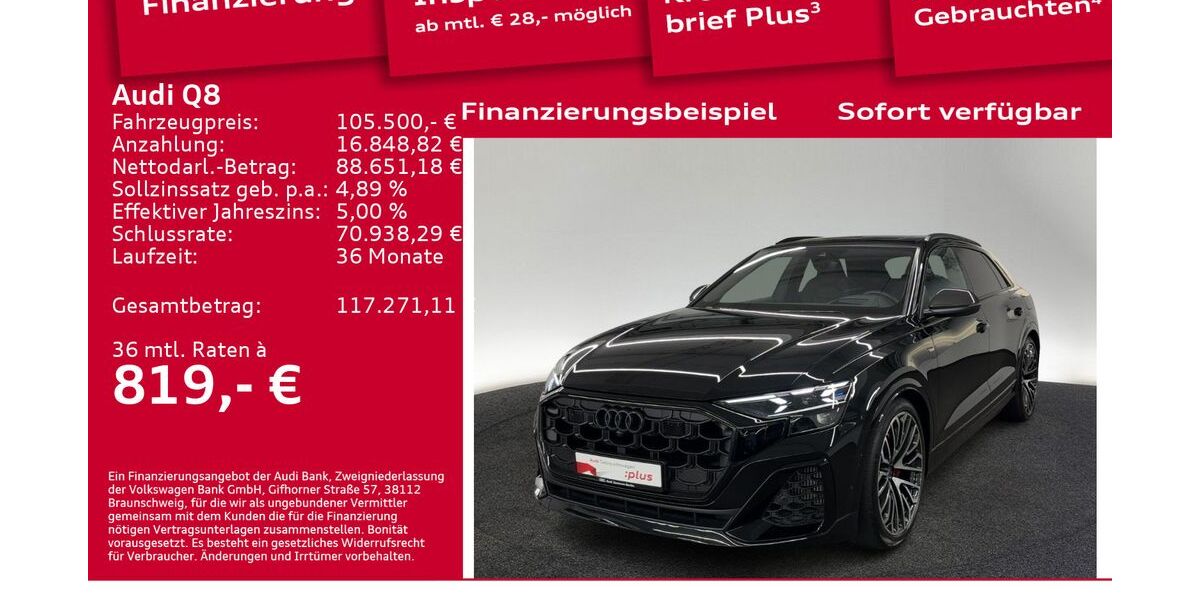 Audi Q8 13.050 km 102.500 &euro; Berlin 10587
