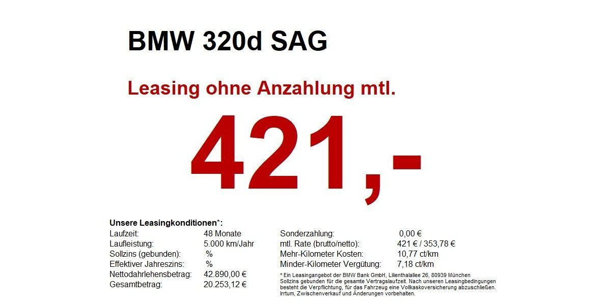 BMW 320 26.300 km 42.980 &euro; Erbach 64711