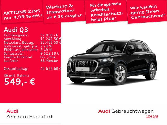 Audi Q3 22.229 km 37.850 &euro; Frankfurt am Main 60314