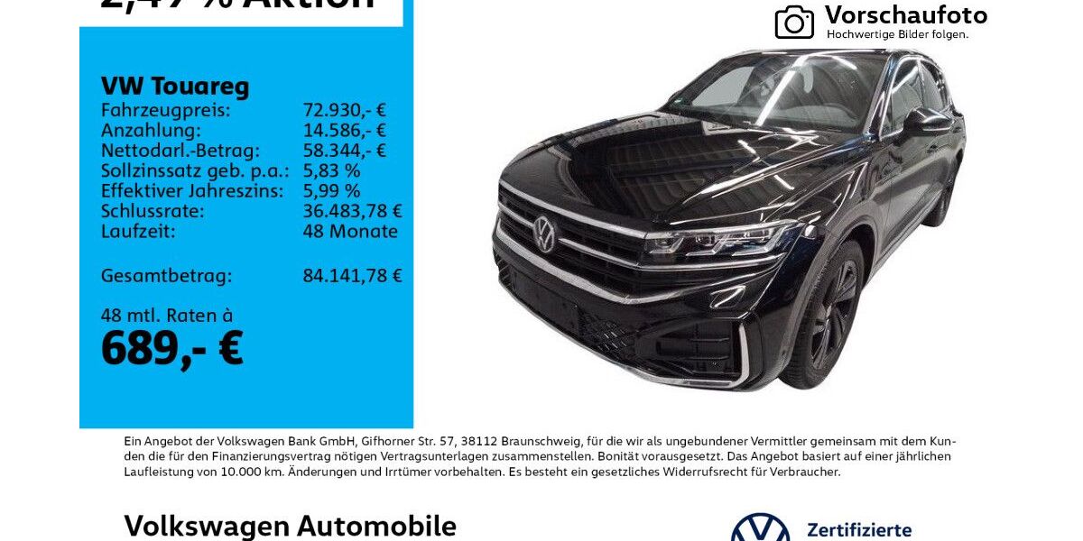 VW Touareg 7.068 km 72.930 &euro; Leipzig 04277