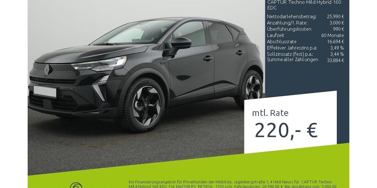 Renault Captur 1.500 km 28.870 &euro; Münster - Amelsbüren 48163