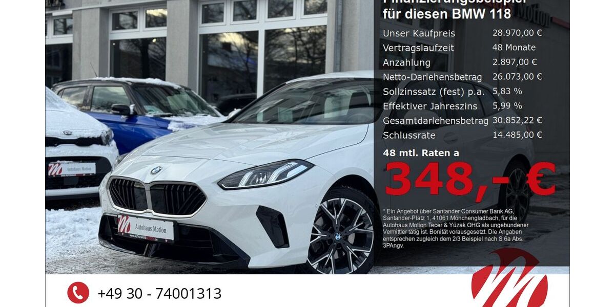BMW 118 55.000 km 28.970 &euro; Berlin 12305
