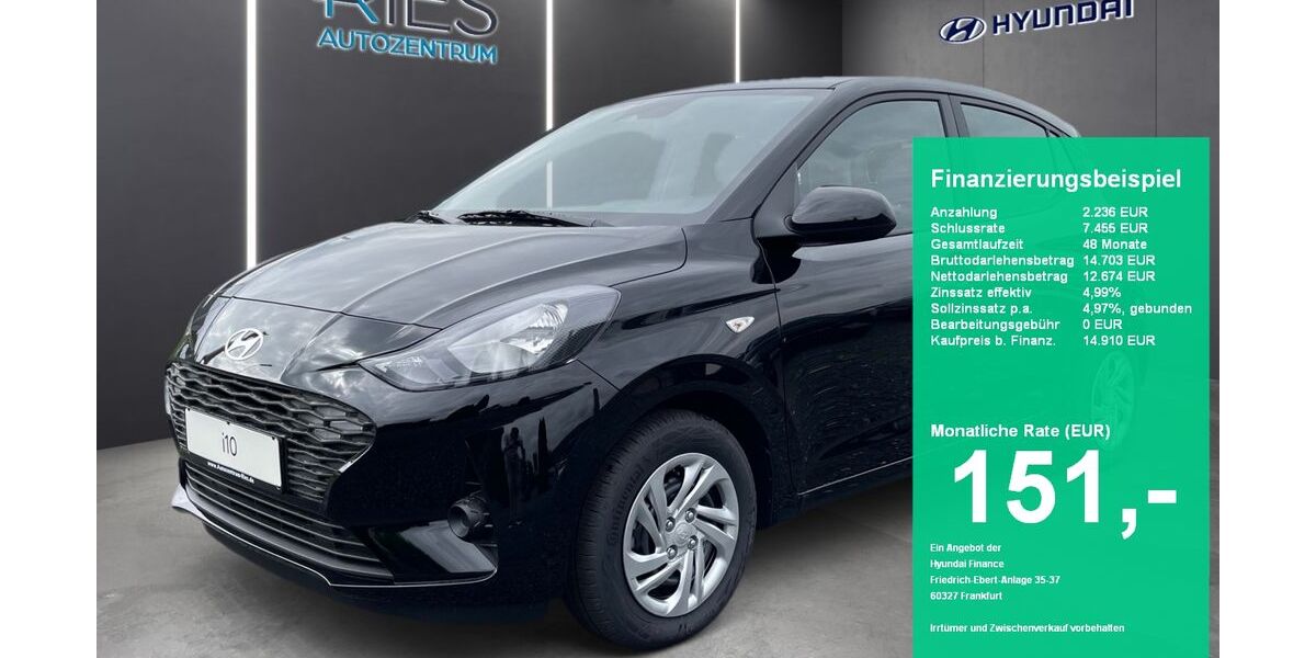 Hyundai i10 1.550 km 15.210 &euro; Bad Soden-Salmünster 63628
