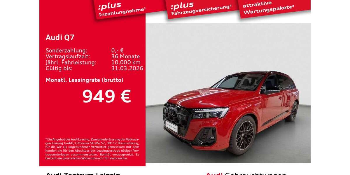 Audi Q7 2.383 km 82.841 &euro; Leipzig 04129