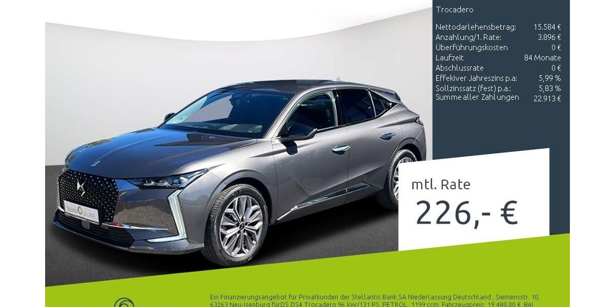 DS Automobiles DS4 14.400 km 18.960 &euro; Dülmen 48249