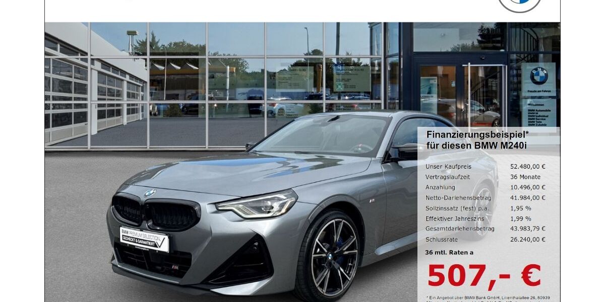 BMW M240i 10.491 km 52.480 &euro; Borken 46325