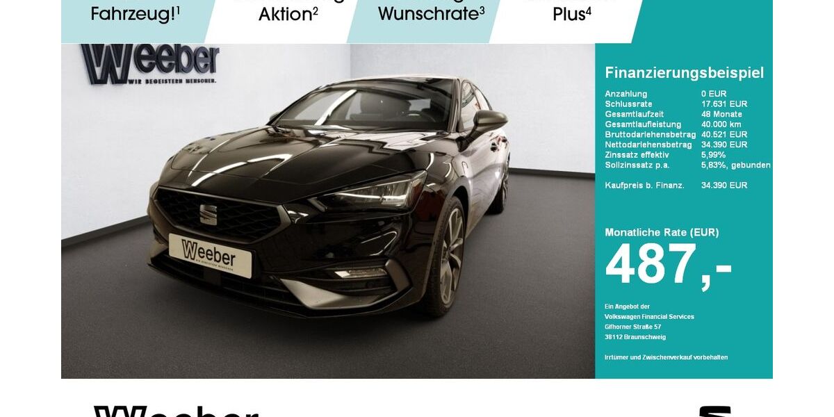 Seat Leon 6.000 km 32.490 &euro; Herrenberg 71083