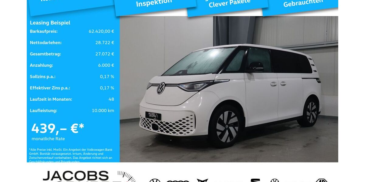 VW ID. Buzz 5.000 km 62.420 &euro; Aachen 52078