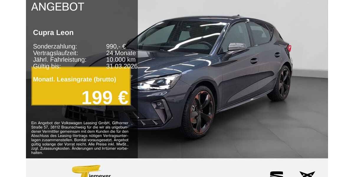 Cupra Leon 7.509 km 31.680 &euro; Bochum 44809