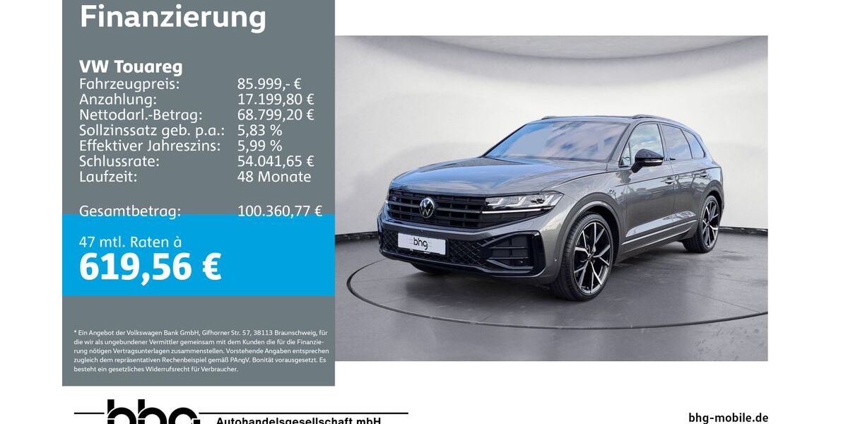 VW Touareg 9.980 km 83.999 &euro; Kehl 77694
