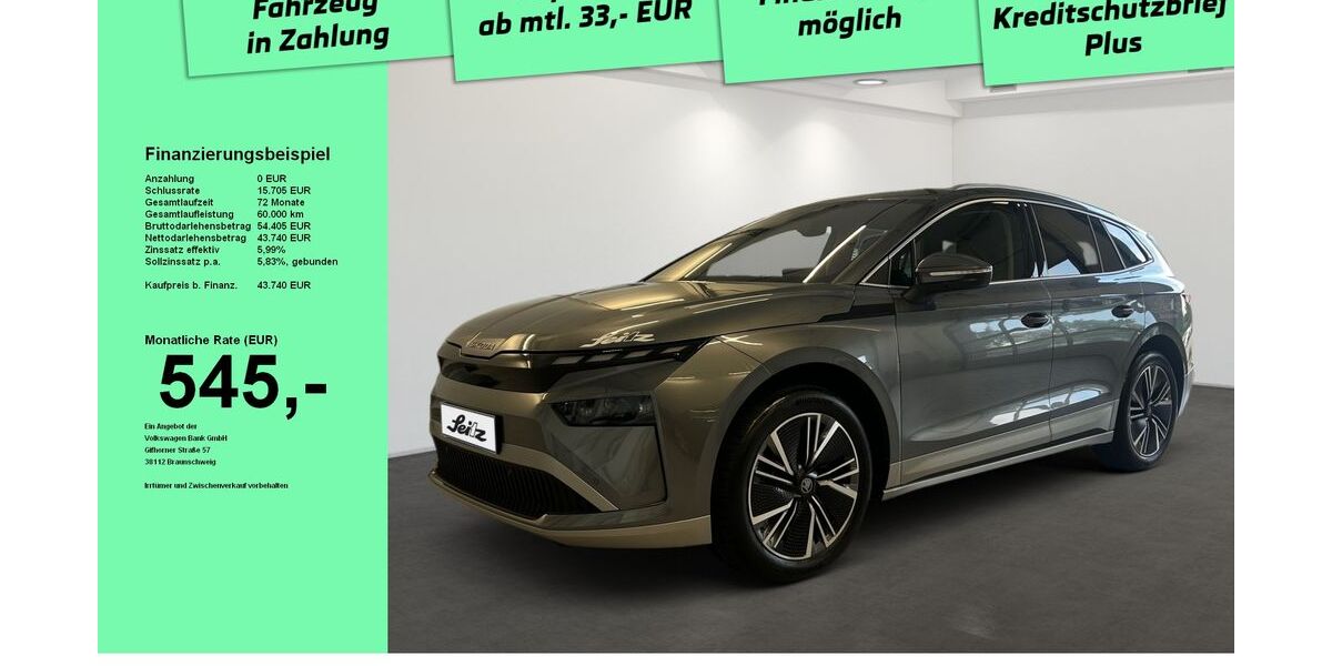 Skoda Enyaq 10.100 km 43.590 &euro; Leutkirch 88299