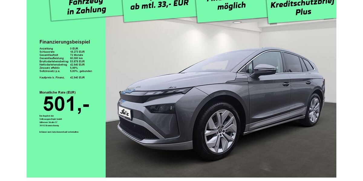 Skoda Enyaq 6.000 km 42.940 &euro; Kempten 87439