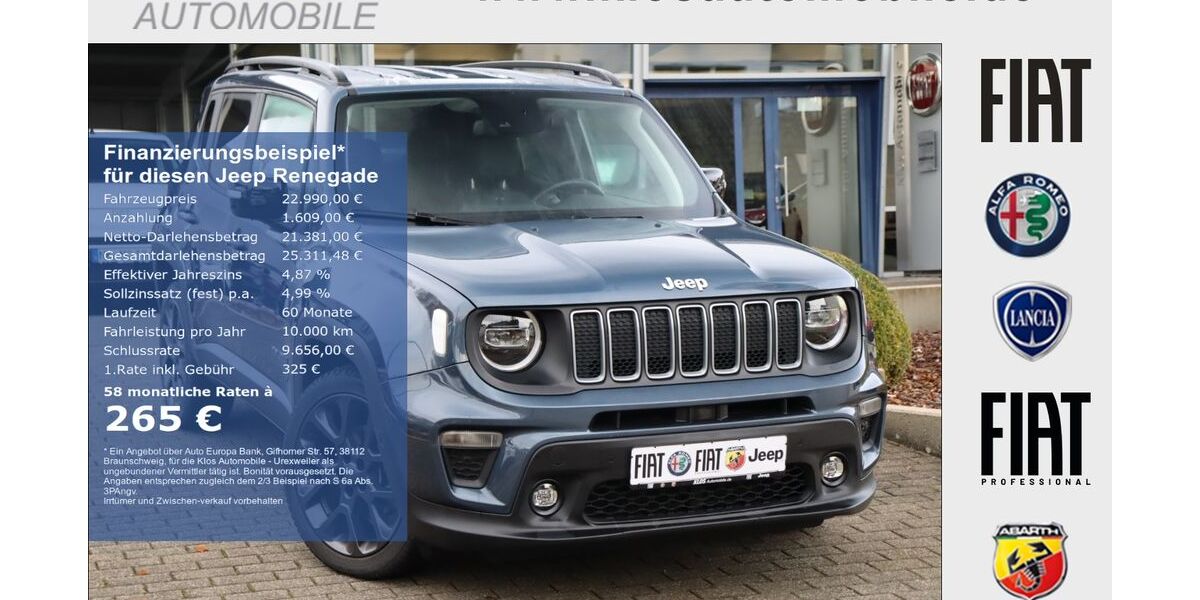 Jeep Renegade 37.214 km 22.490 &euro; Marpingen 66646
