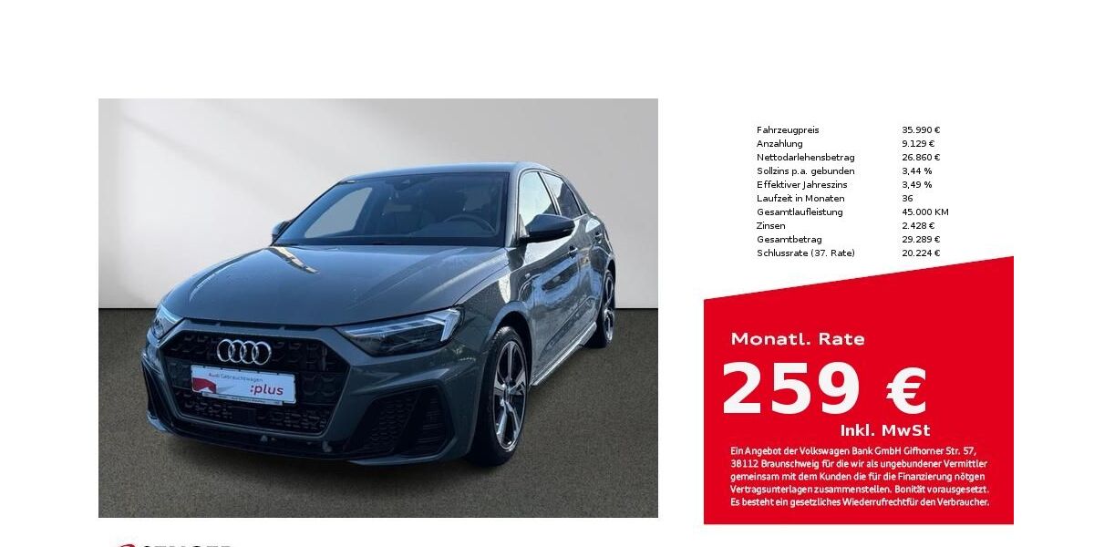 Audi A1 7.232 km 35.990 &euro; Bielefeld 33609