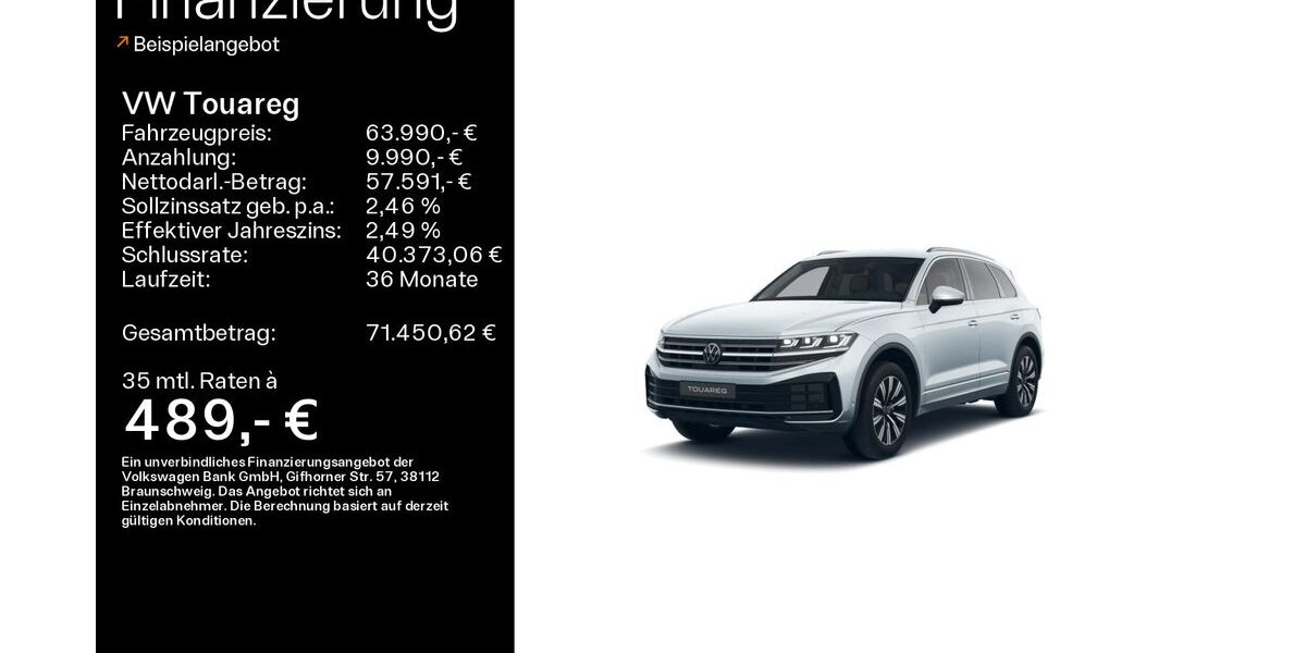 VW Touareg 8.668 km 62.990 &euro; Haßfurt 97437