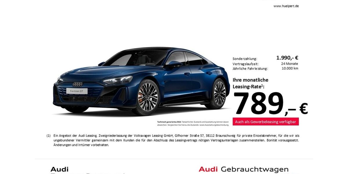 Audi e-tron GT 4.576 km 94.477 &euro; Dortmund 44143