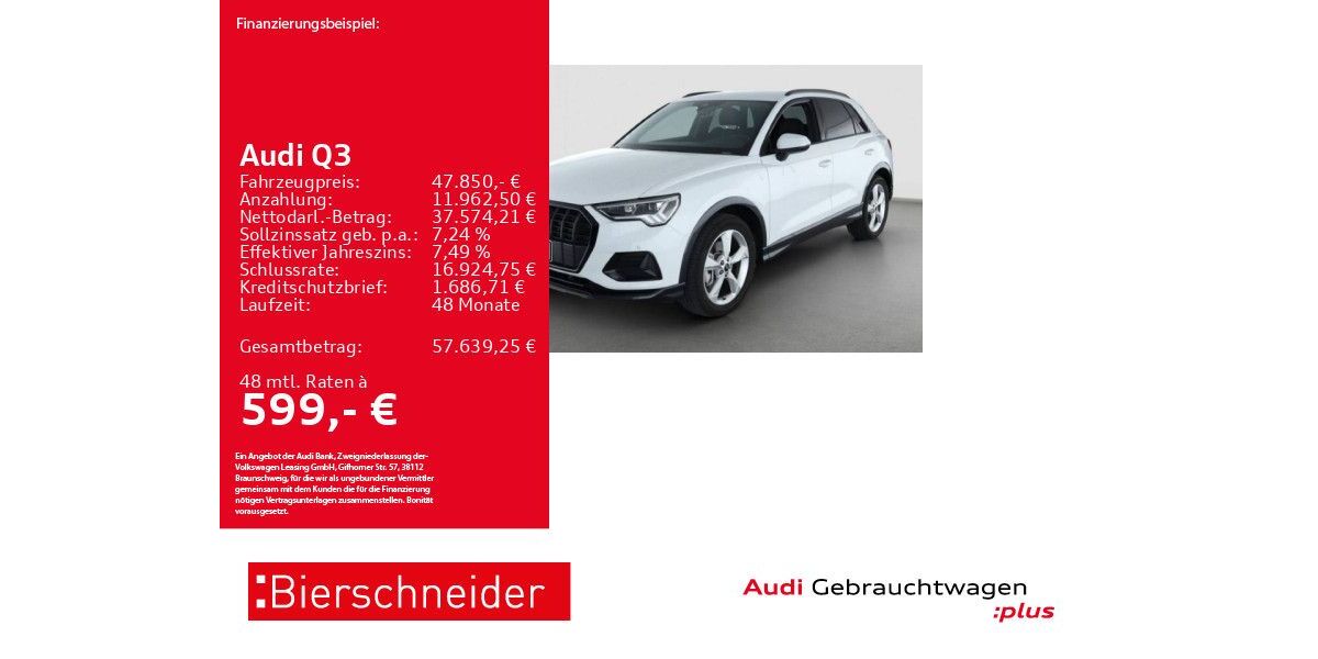 Audi Q3 4.823 km 47.850 &euro; Aalen 73431