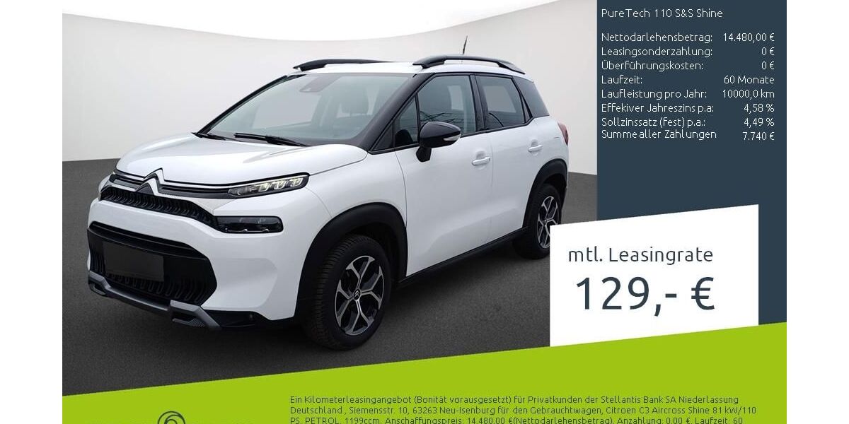 Citroen C3 Aircross 20.472 km 13.860 &euro; Borken 46325