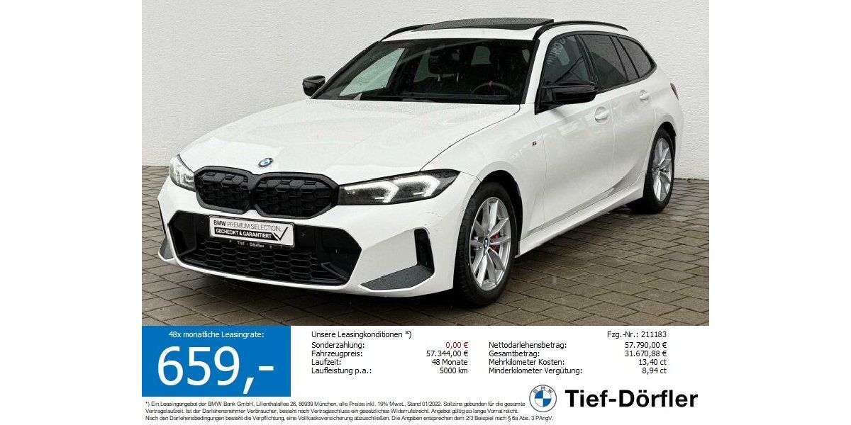 BMW M340d 24.990 km 54.490 &euro; Marktsteft 97342
