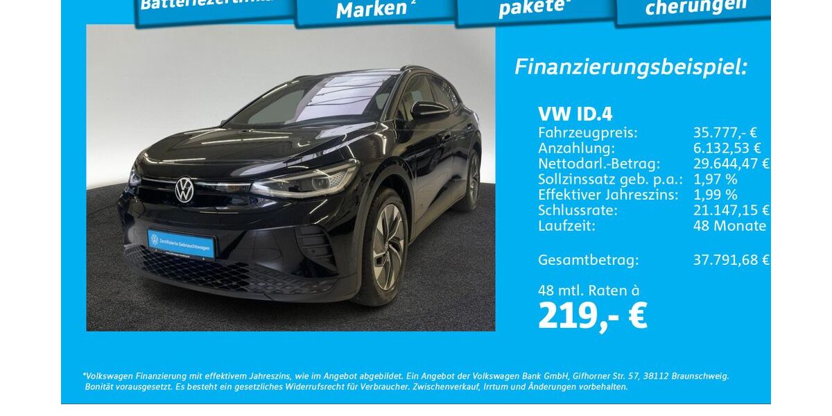 VW ID.4 16.960 km 34.888 &euro; Hamburg 22761