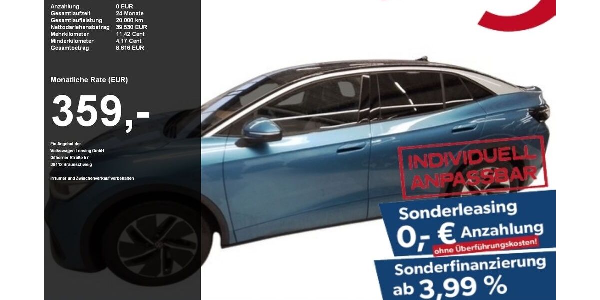 VW ID.5 12.100 km 37.940 &euro; Wackersdorf 92442