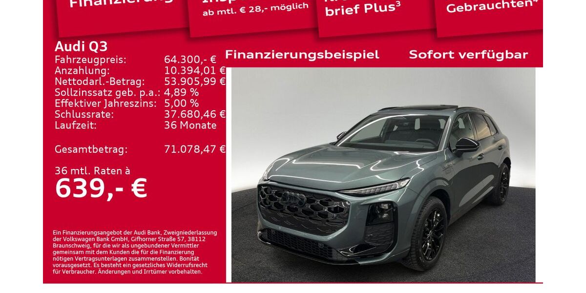 Audi Q3 6.001 km 63.600 &euro; Berlin 12489