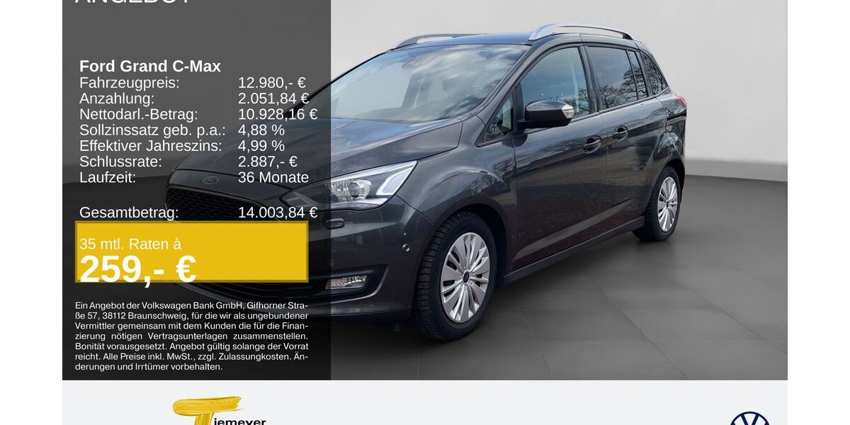 Ford Grand C-Max 46.997 km 12.980 &euro; Dorsten 46282