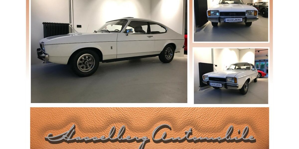 Ford Capri Lady in White H-Zulassung Mike Sanders 29.000 km 13.999 &euro; Hamburg 22339