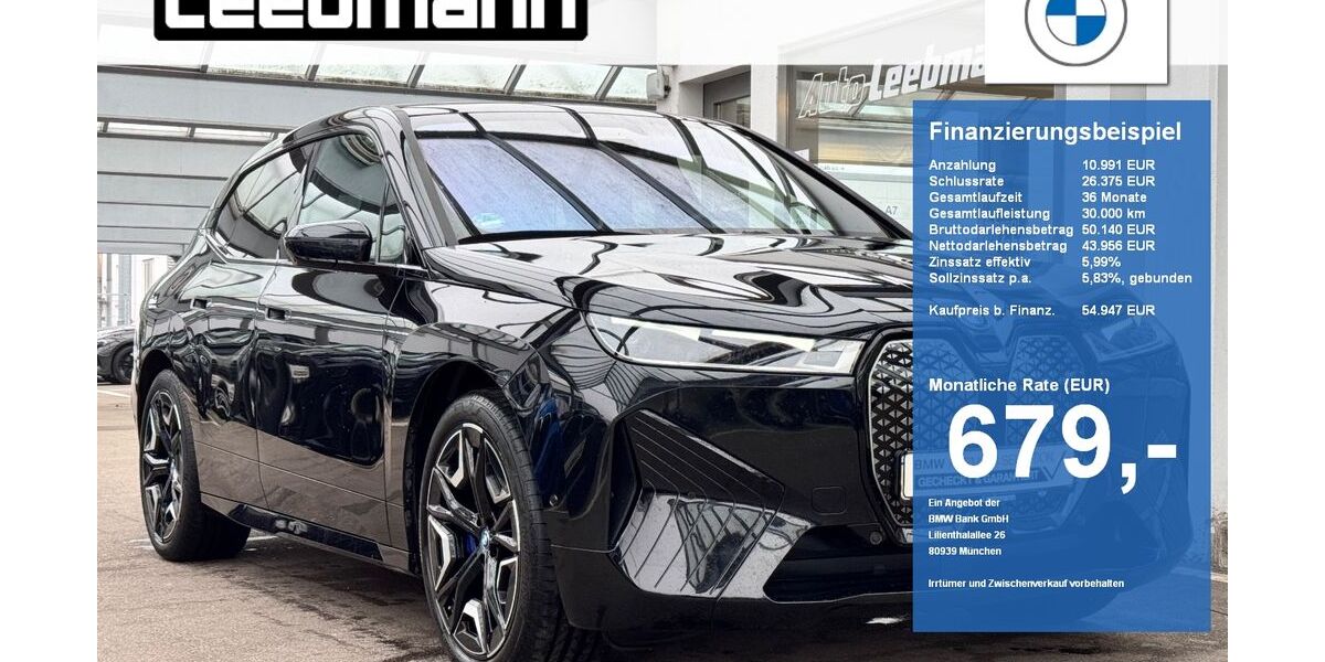 BMW iX 28.869 km 54.947 &euro; Passau 94036