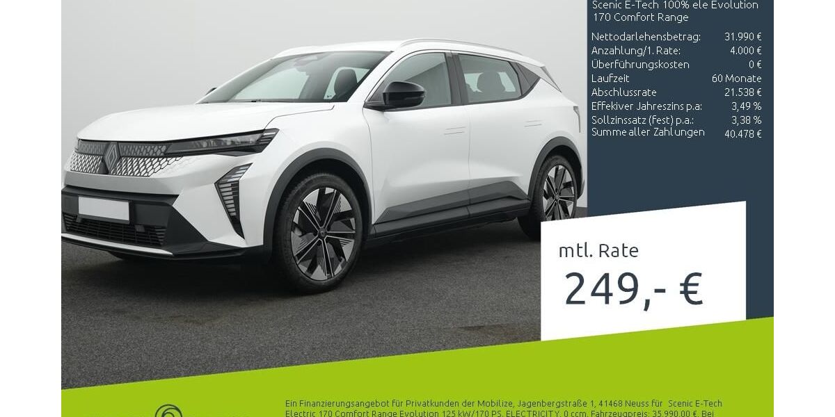 Renault Scenic 1.500 km 35.990 &euro; Borken 46325