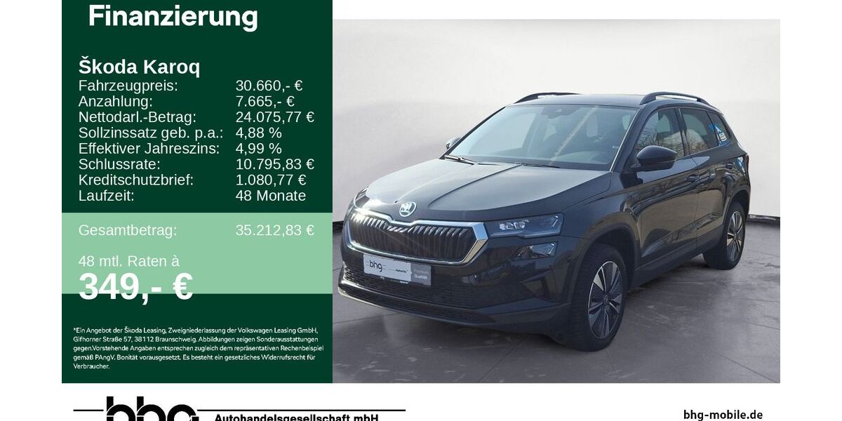 Skoda Karoq 27.570 km 30.660 &euro; Reutlingen 72770