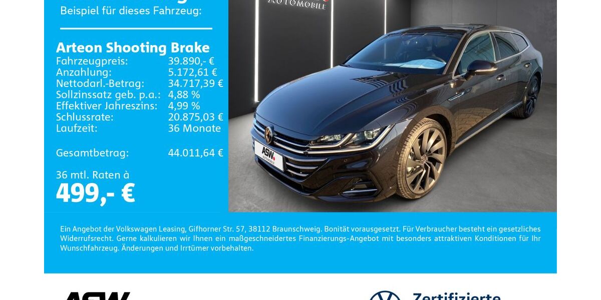 VW Arteon 39.900 km 39.890 &euro; Neckarsulm 74172