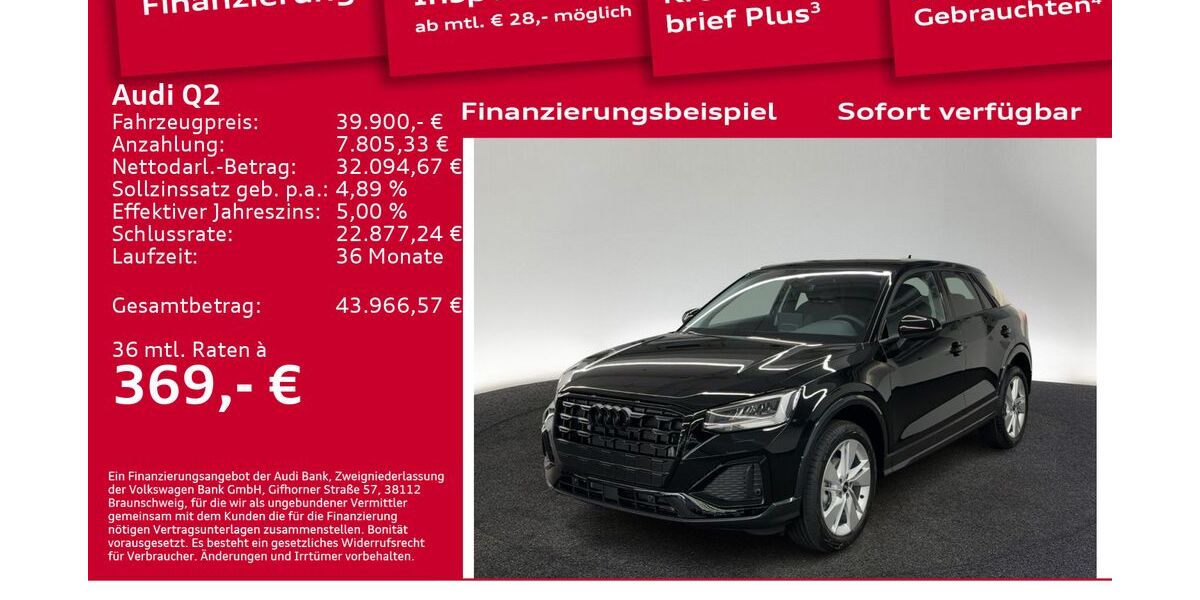 Audi Q2 6.001 km 39.900 &euro; Berlin 12489