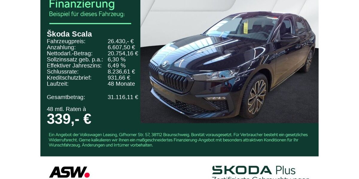 Skoda Scala 15.600 km 26.430 &euro; Heilbronn 74076