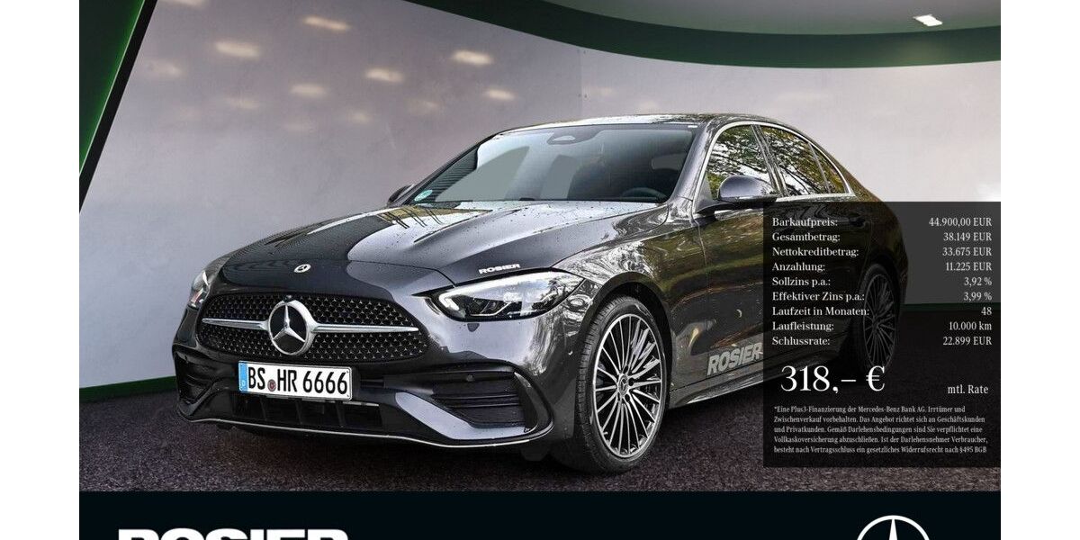 Mercedes-Benz C 180 9.900 km 44.900 &euro; Goslar 38644