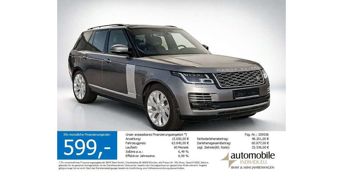 Land Rover Range Rover 63.700 km 63.840 &euro; Paderborn 33100