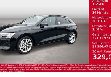 Audi A3 3.122 km 31.450 &euro; Bernsdorf 09337