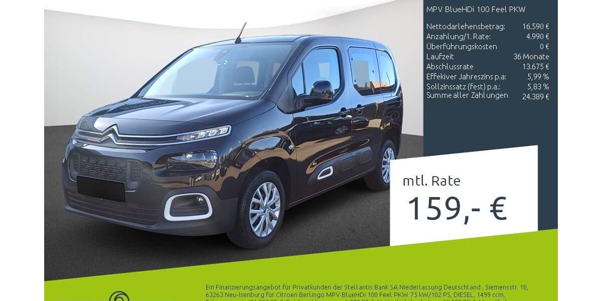 Citroen Berlingo 2.500 km 20.880 &euro; Münster - Amelsbüren 48163