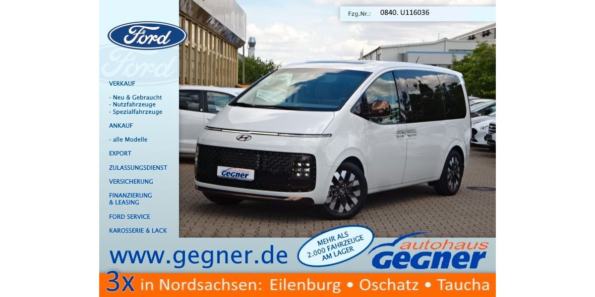 Hyundai STARIA 9.641 km 44.940 &euro; Eilenburg 04838
