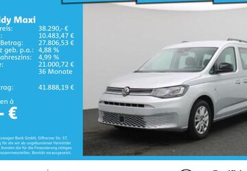 VW Caddy Maxi 3.762 km 38.290 &euro; Ulm 89079