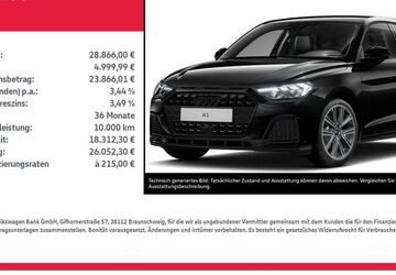 Audi A1 12.669 km 28.866 &euro; Nordhausen 99734